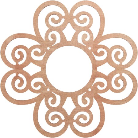 Ekena Millwork Cohen Wood Fretwork Pierced Ceiling Medallion, Cherry, 24"OD x 8 1/4"ID x 1/4"T CMWP24X24X0250COCH